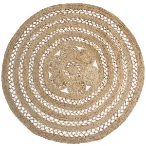 okrągły dywan do salonu kamolla